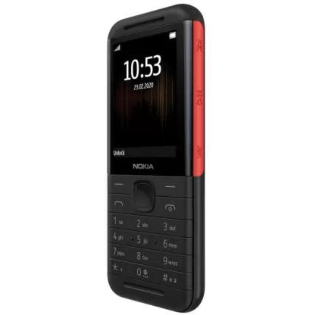 black and red nokia