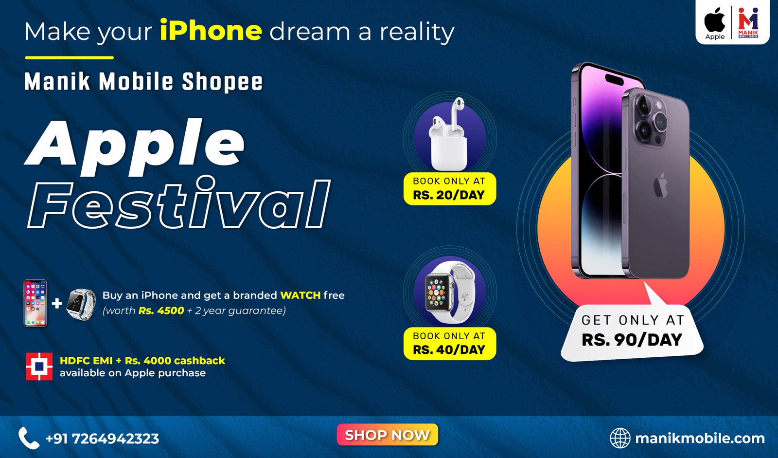 Apple Festival at Manik Mobile Shopee