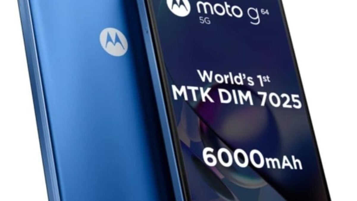 Motorola G64 5G 8+128 Pearl Blue - Manik Mobile Shopee