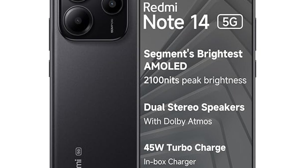 Redmi Note 14 5G 8/256 GB Titan Black - Manik Mobile Shopee