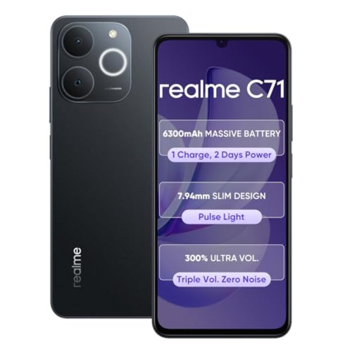 Realme C71 4/64 GB Obsidian Black - Manik Mobile Shopee