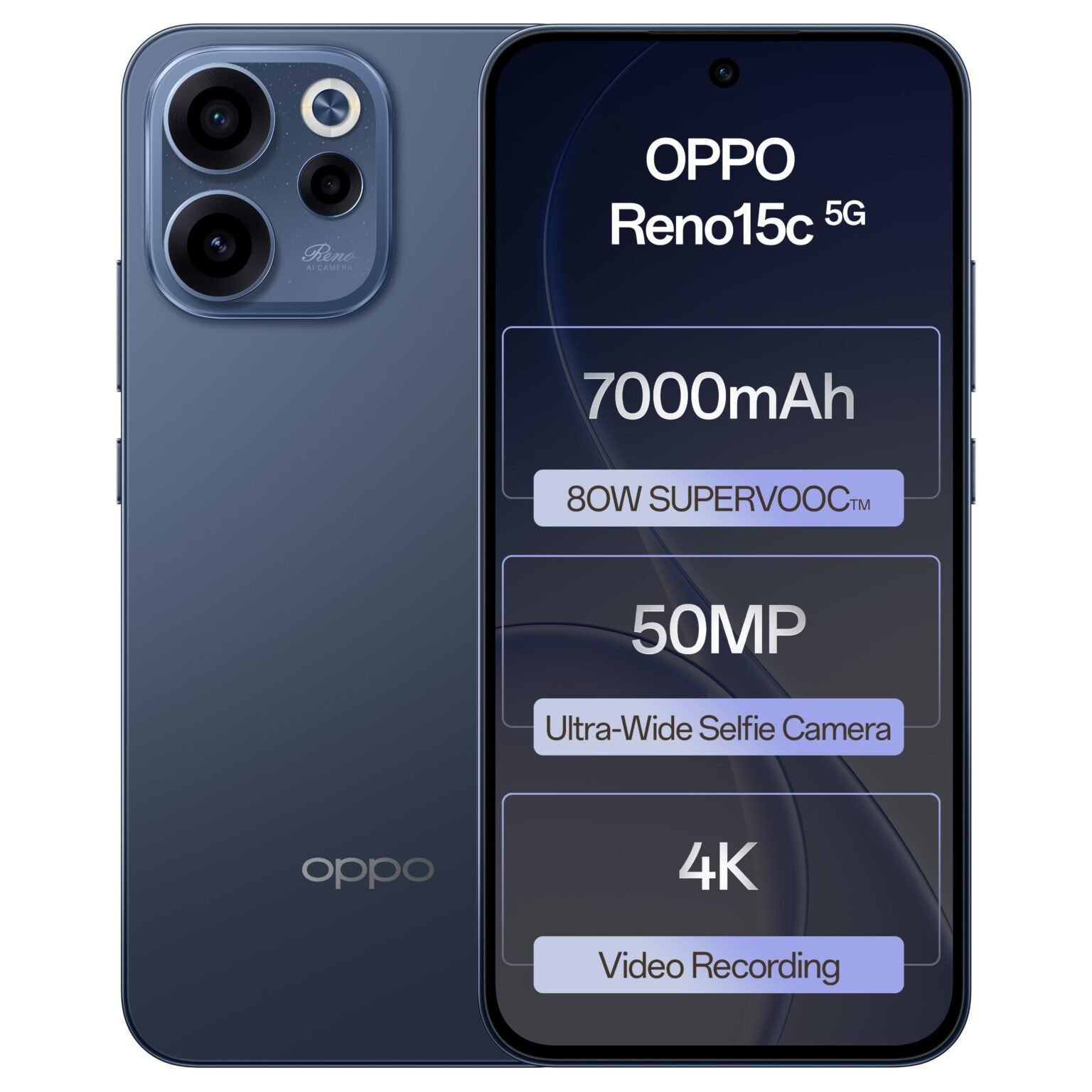 Oppo Reno 15C 8/256 Twilight Blue - Manik Mobile Shopee