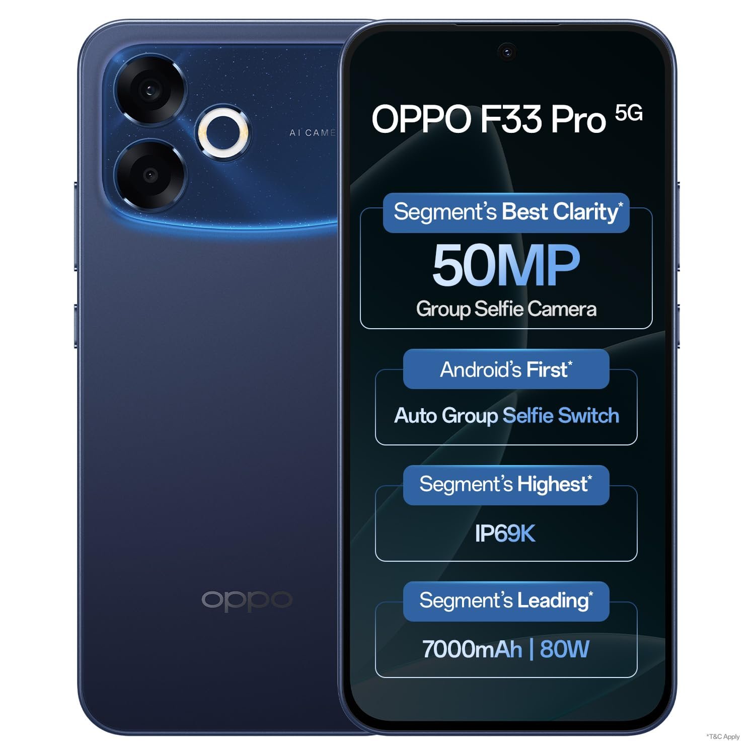 OPPO F33 128 STARRY BLUE